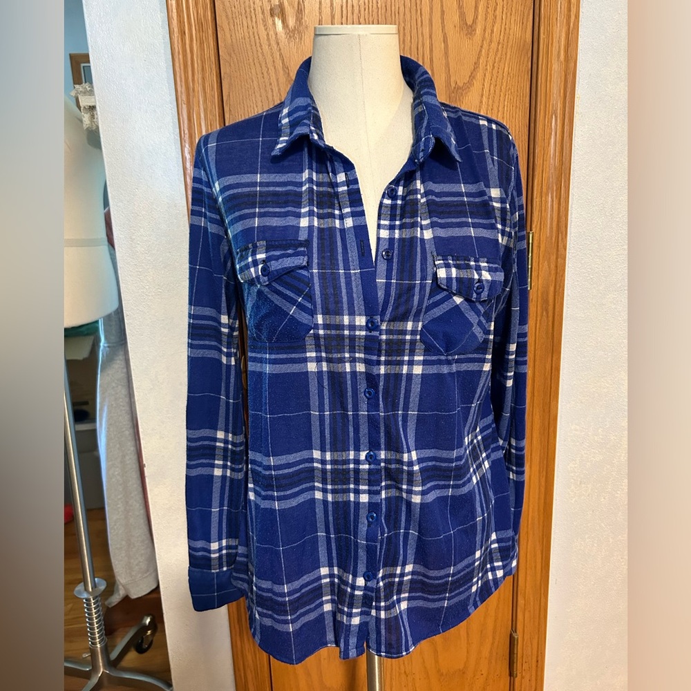 Rue21 Blue Plaid Shirt- Women’s Size XL